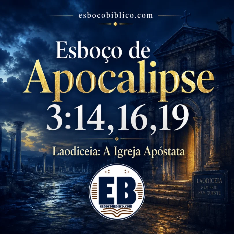 Esboço de Apocalipse 3:14,16,19 – Laodiceia: A Igreja Apóstata