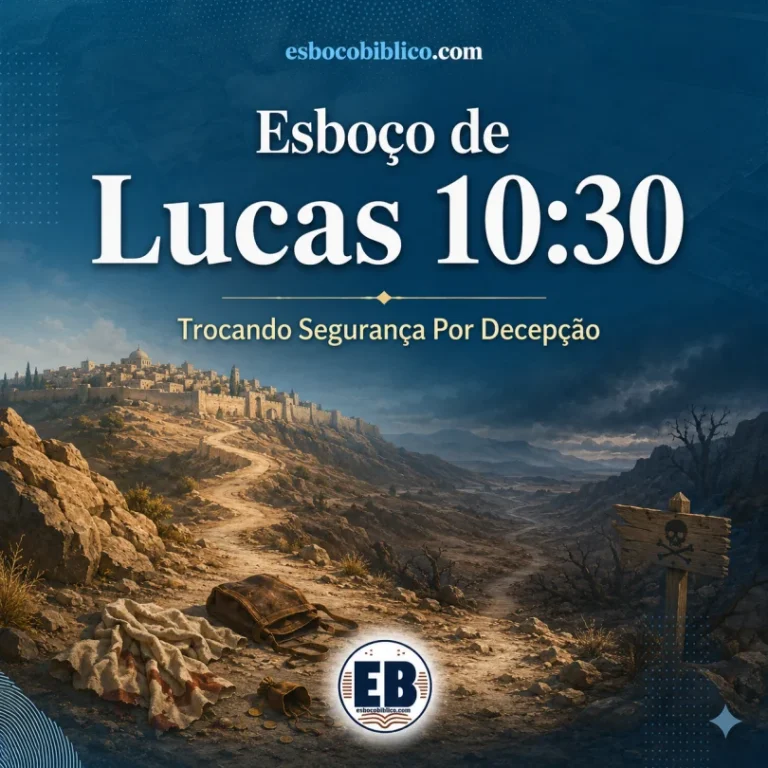 Esboço de Lucas 12.13 – O filho que desejou sair da casa do Pai