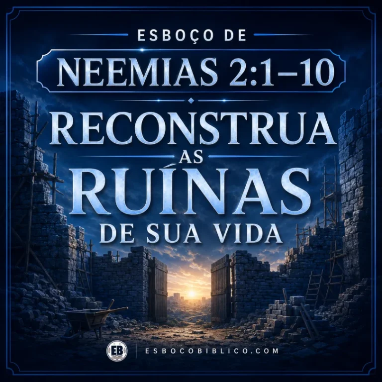 Esboço de Neemias 2.1–10 – Reconstrua as ruínas de sua vida
