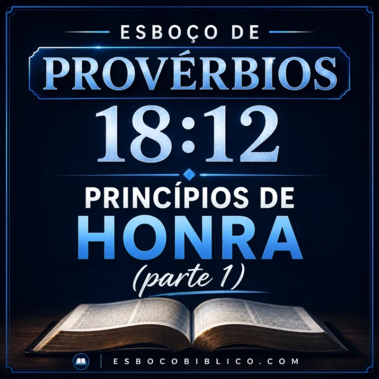 Esboço de Provérbios 1812 → Princípios de Honra (parte 1)