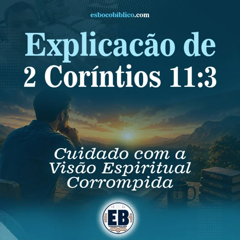 2 Coríntios 11:3 – Cuidado com a Visão Espiritual Corrompida