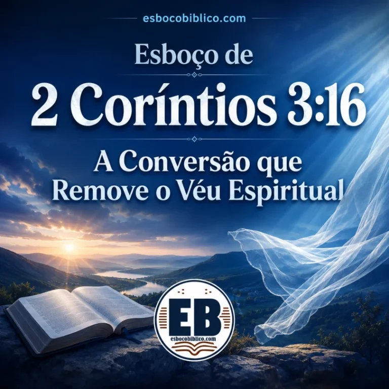 Esboço de 2 Coríntios 3.16 – A Conversão que Remove o Véu Espiritual