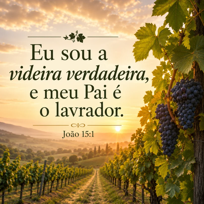 Eu sou a videira verdadeira, e meu Pai é o lavrador - João 15.1
