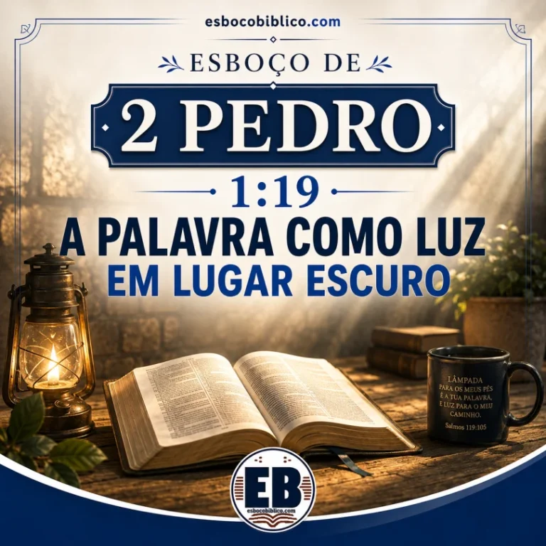 Esboço de 2 Pedro 1.19 – A Palavra como Luz em Lugar Escuro