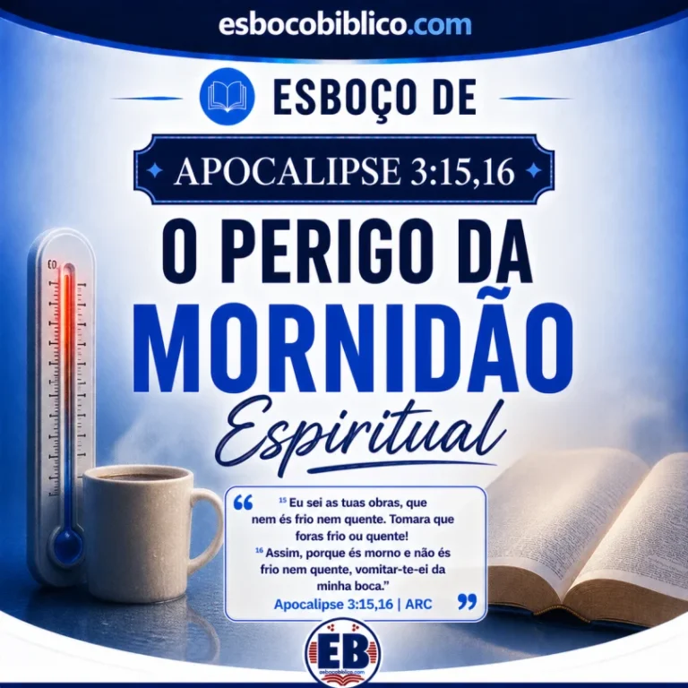Esboço de Apocalipse 3.15,16 – O Perigo da Mornidão Espiritual
