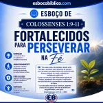 Esboço de Colossenses 1.9-11 – Fortalecidos para Perseverar na Fé
