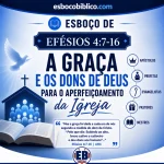 Esboço de Efésios 4.7-16 – A Graça e os Dons de Deus para o Aperfeiçoamento da Igreja