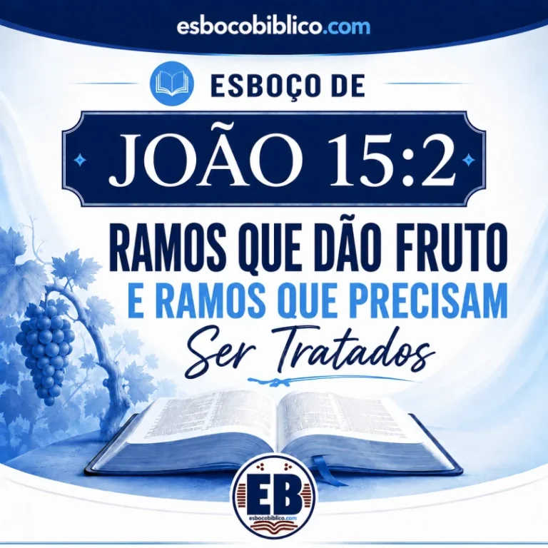 Esboço de João 15.2 – Ramos que Dão Fruto e Ramos que Precisam Ser Tratados