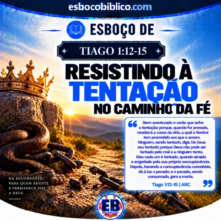 Esboço de Tiago 1.12-15 – Resistindo à Tentação no Caminho da Fé