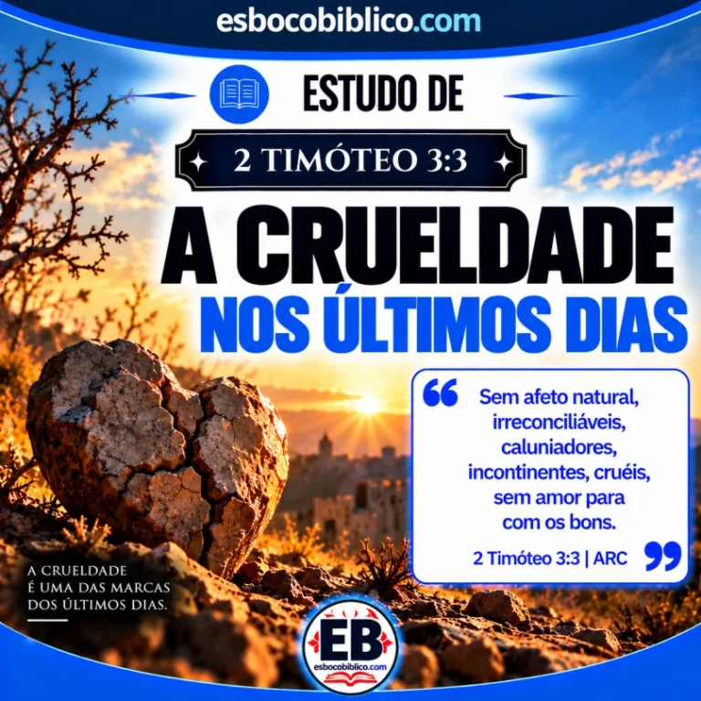 Explicação de 2 Timóteo 3.3 – A Crueldade nos Últimos Dias