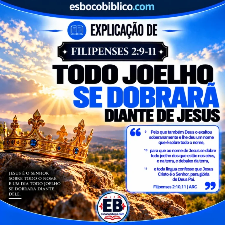 Explicação de Filipenses 2.9-11 – Todo Joelho se Dobrará Diante de Jesus