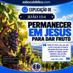 Explicação de João 15.4 – Permanecer em Jesus para Dar Fruto