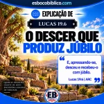 Explicação de Lucas 19.6 – O Descer que Produz Júbilo