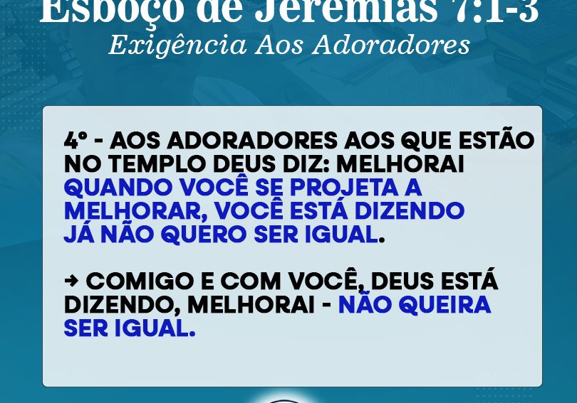 Esboço de Jeremias 7 1-3